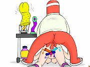 Amy sneaks into Doc Zoidberg's lab and discovers him conducting some naughty sex experiments. His crustacean cock turns the sexy asian girl on