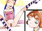 Two W.I.T.C.H. hook up with a strapon